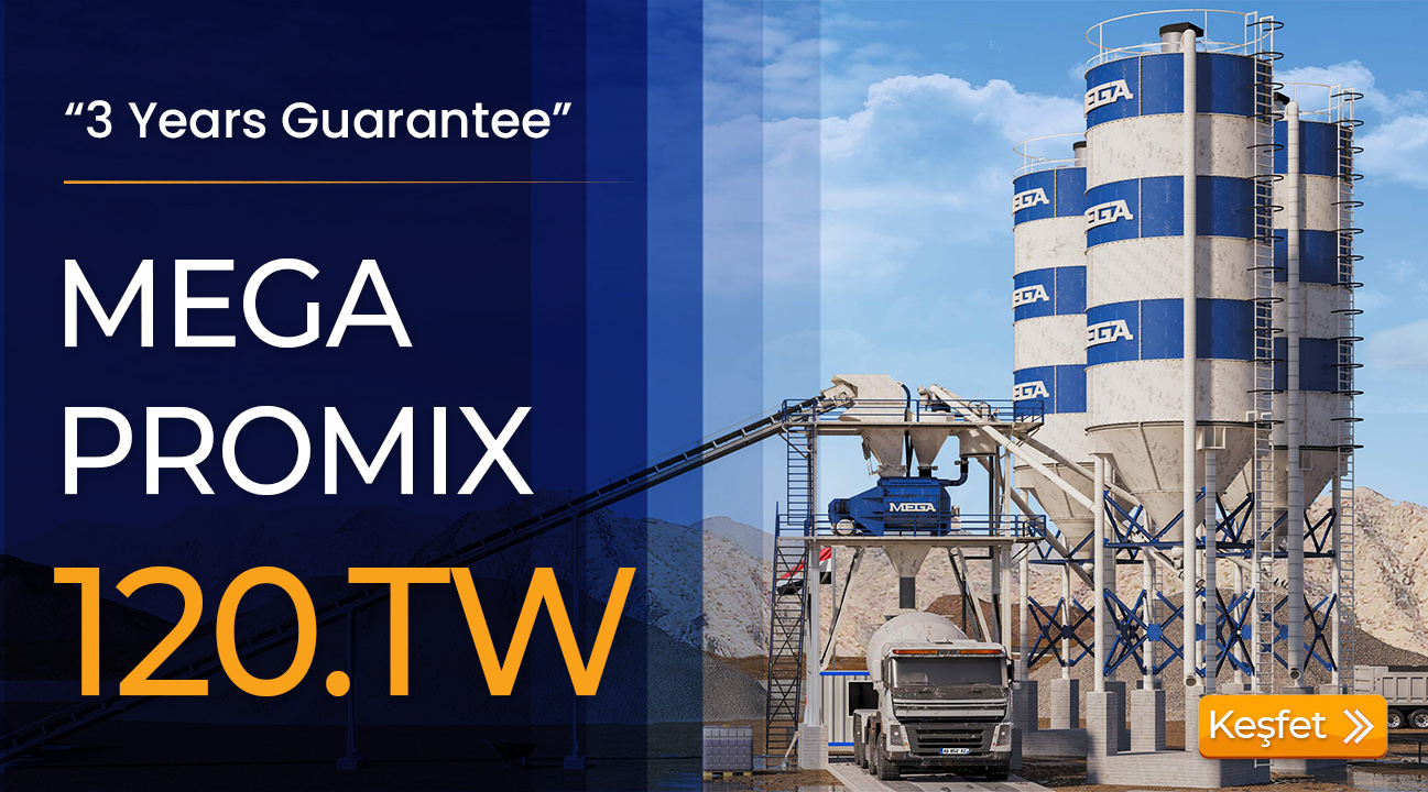 saatte 120 m3 uretim yapan beton santrali