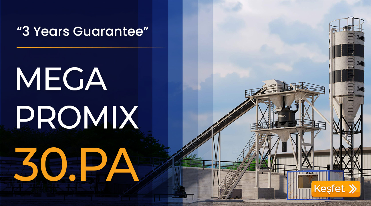 saatte 30 m3 uretim yapan beton santrali