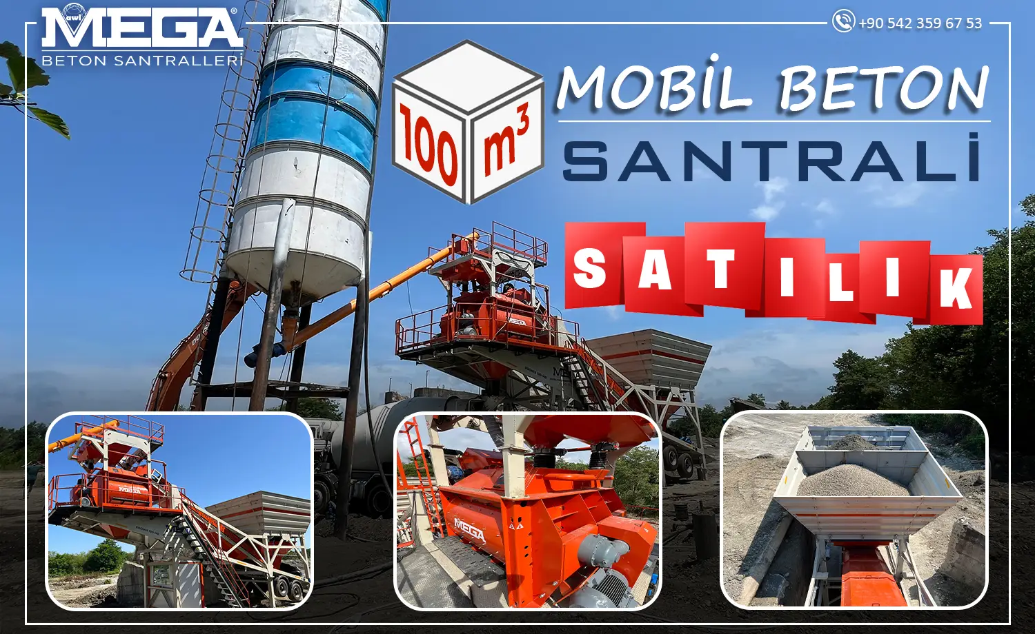 satilik 100 m3 mobil beton santrali | MEGA BETON SANTRALLERİ satılık 100 m3 mobil beton santrali