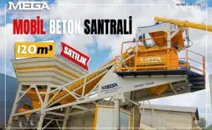 satilik 120 m3 mobil beton santrali